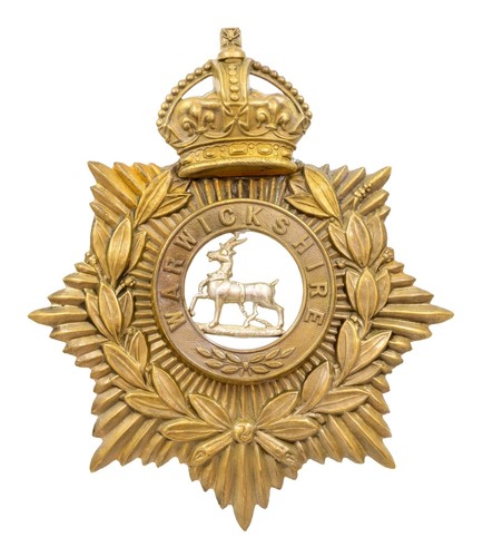 Helmet plate warwickshire - plate,