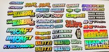 HOLO CHROME Banger stickers A4