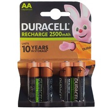 Duracell AA Rechargeable Batteries 2500 mAh