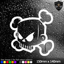 Ken Block Drift Car Sticker JDM DUB Euro Skull Bones Novelty Window Bumper Decal