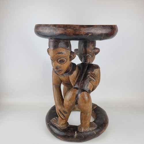 Vintage african carved wooden - vintage,