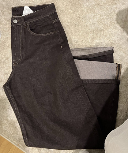 Zara women barrel brown jeans