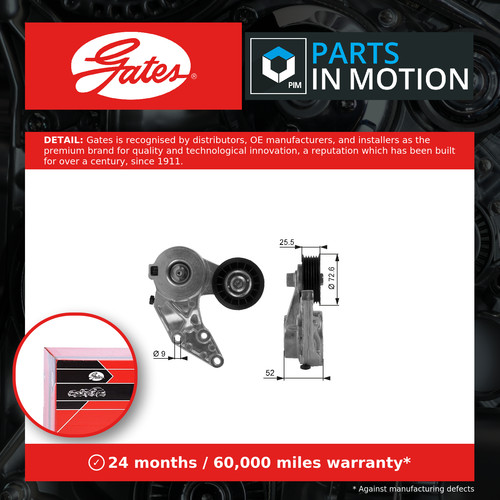 Aux belt tensioner fits - aux,