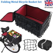 Bike Basket Front/Back Folding