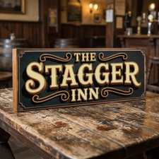 Stagger Inn Sign Vintage Style