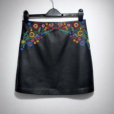 Zara Faux Leather Mini Skirt