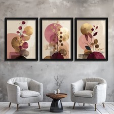 Modern Abstract Botanical Wall
