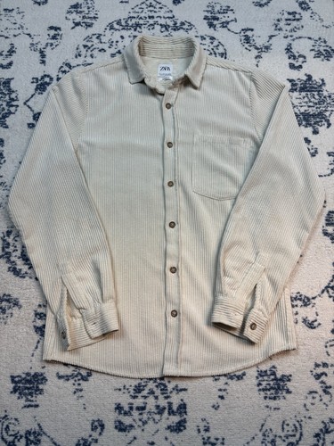 Zara men cream corduroy - men’s,