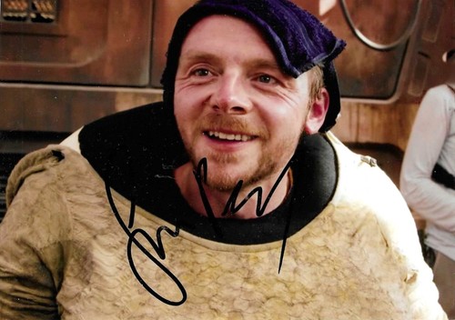 Simon pegg autograph signed - ,