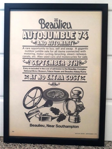 Framed original classic car - original,
