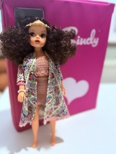 Sindy Vintage Doll Brunette 2nd Generation with Re-root and Handmade Outfit VGC