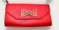Red Faux Wallet