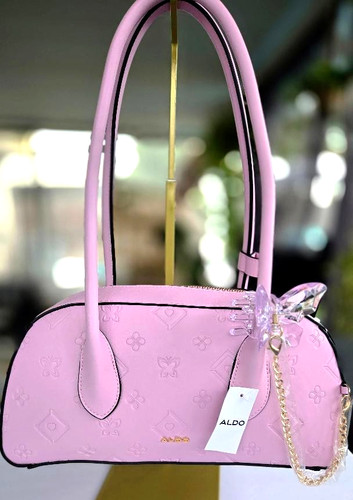 Aldo lavender embossed satchel - aldo,