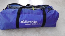  1 x Eurohike Cairns 3 DLX  Tent - Blue 2 x Eurohike Flock Airbed Used only once