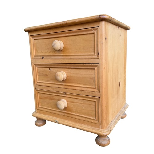 Vintage pine bedside cabinet - vintage,