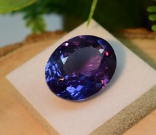 NEW Authentic Natural 15 CT Color Changing Alexandrite Oval Cut Loose Gemstone