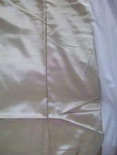 Lined pale green faux silk