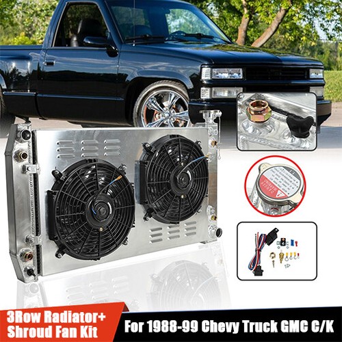 622 3row radiator shroud - 622, radiator+shroud
