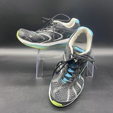 Womens Size 9.5 US AVIA 9601 Avi-Motion Black Green Blue Ortholite Sneakers