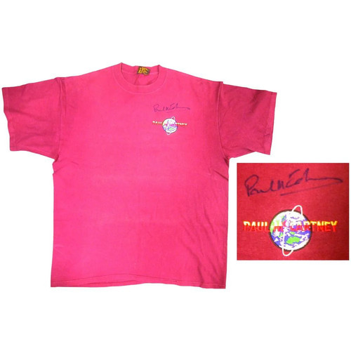 Paul mccartney signed - mccartney, shirt