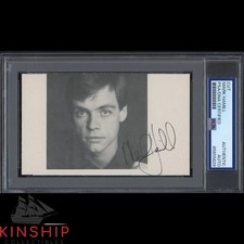 Mark Hamill signed 3x5 Cut PSA