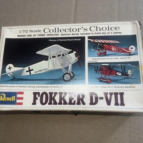 Vintage revell 632 fokker - revell, d