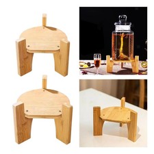 Drink Dispenser Stand Wood