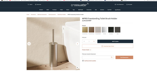 Crosswater mpro stainless - mpro,