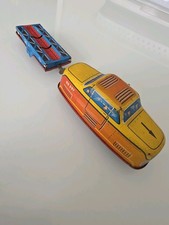 Vintage Technofix Tinplate Clockwork  Toy  Train