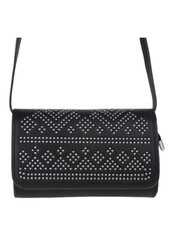 Black Vegan Leather Crossbody