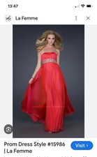 la femme 15986 prom dress red