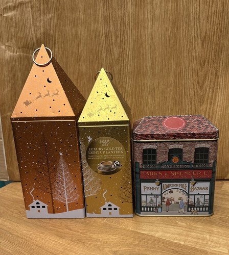 Christmas biscuit tins - biscuit,
