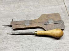 VINTAGE LEATHERCRAFT WOODEN
