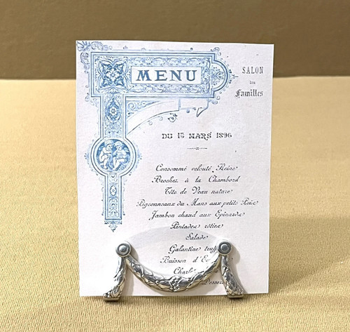 Menu holder christofle model - holder,