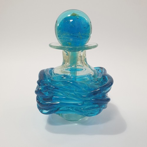 Mdina art glass blue summer - glass,