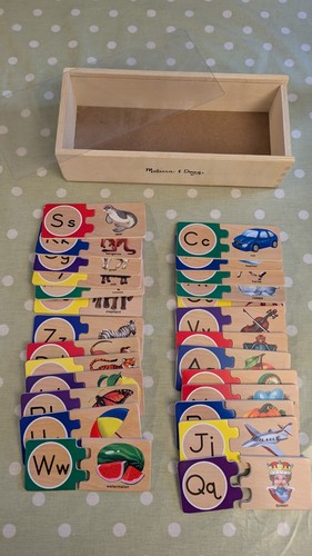 Melissa doug wooden alphabet - &,