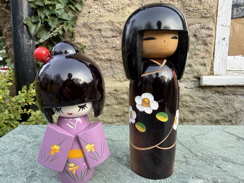 Vintage japanese kokeshi dolls - vintage,