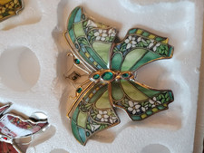 Vintage Lena Liu Butterfly Ornament Set Of Three Bradford Editions Limited...