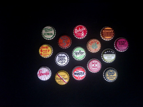 Vintage bottle caps lot - vintage,