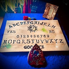 Rare Handmade Unique Ouija Board – Reclaimed 1950s British School Desk Oak