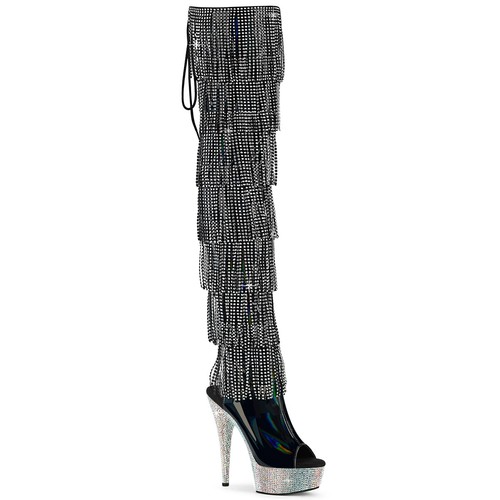 Pleaser platform lace up - 6", lace-up