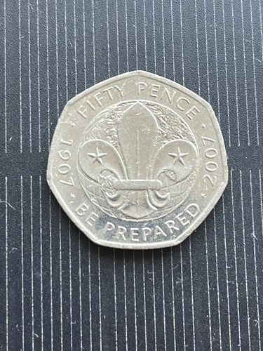 2007 50p fifty - fifty, scouts