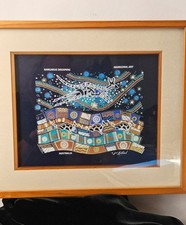 Vintage Aboriginal Art Screen