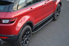 Black Aluminium Side Steps