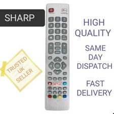 REMOTE SHWRMC0121 FOR SHARP AQUOS SMART TV MODEL: LC-32DI5232KF. LC-32FI5342KF