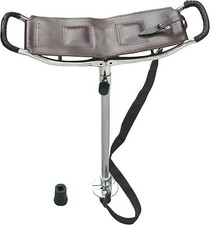 LEATHER SHOOTING SEAT STICK WALKING STICK FOLDING SEAT CHAIR STOOL (C)