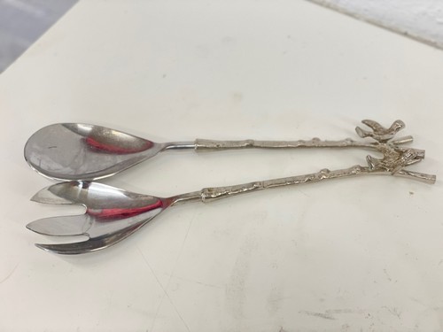 Vintage stainless steel salad - vintage,
