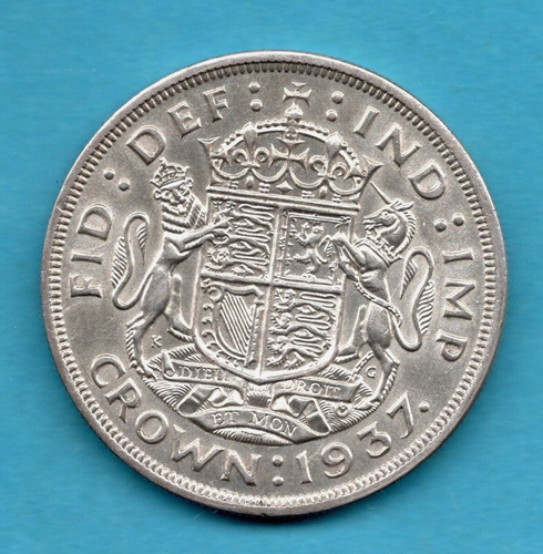 1937 silver crown coin - 1937,