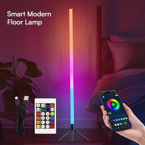 Floor rgb led lamp corner - led,