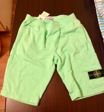 stone island junior age 10 shorts boys green 